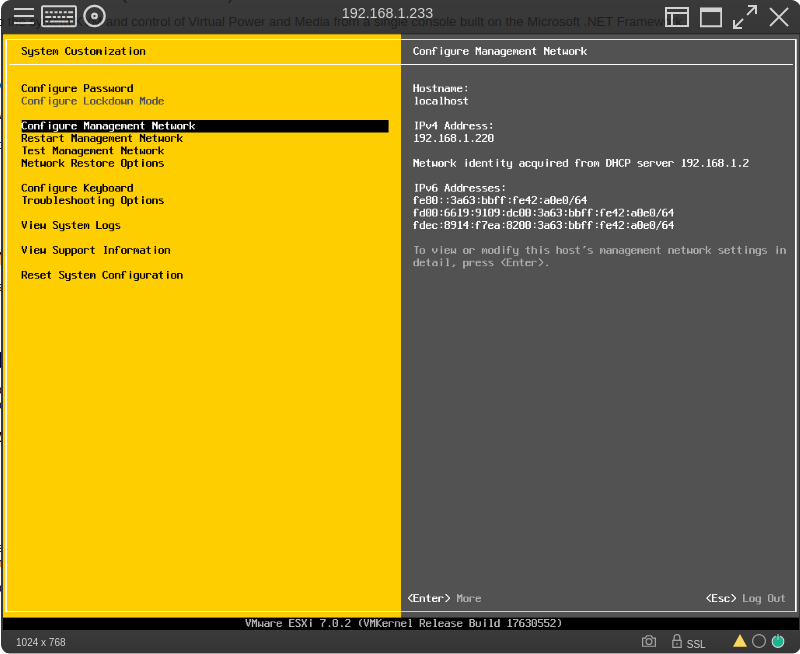 آموزش تصویری نصب VMware ESXi 7