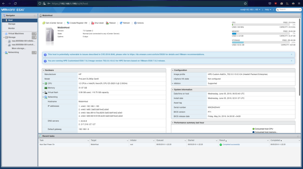 آموزش تصویری نصب VMware ESXi 7