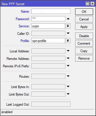 راه اندازی OpenVPN میکروتیک 